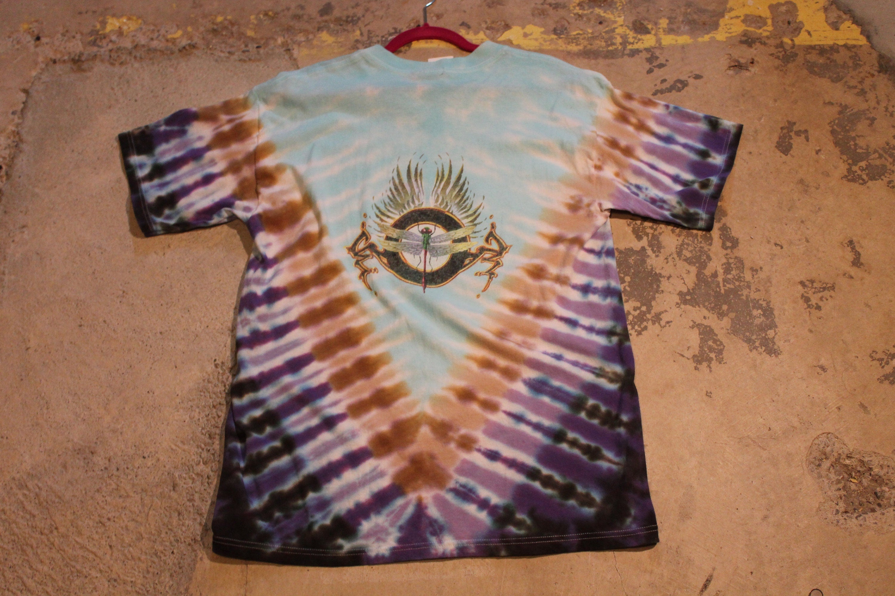 Vintage 2000 The Grateful Dead Tie Dye Eyeball Graphic Band T Shirt