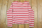 Vintage 1990s Striped Crewneck Sweatshirt