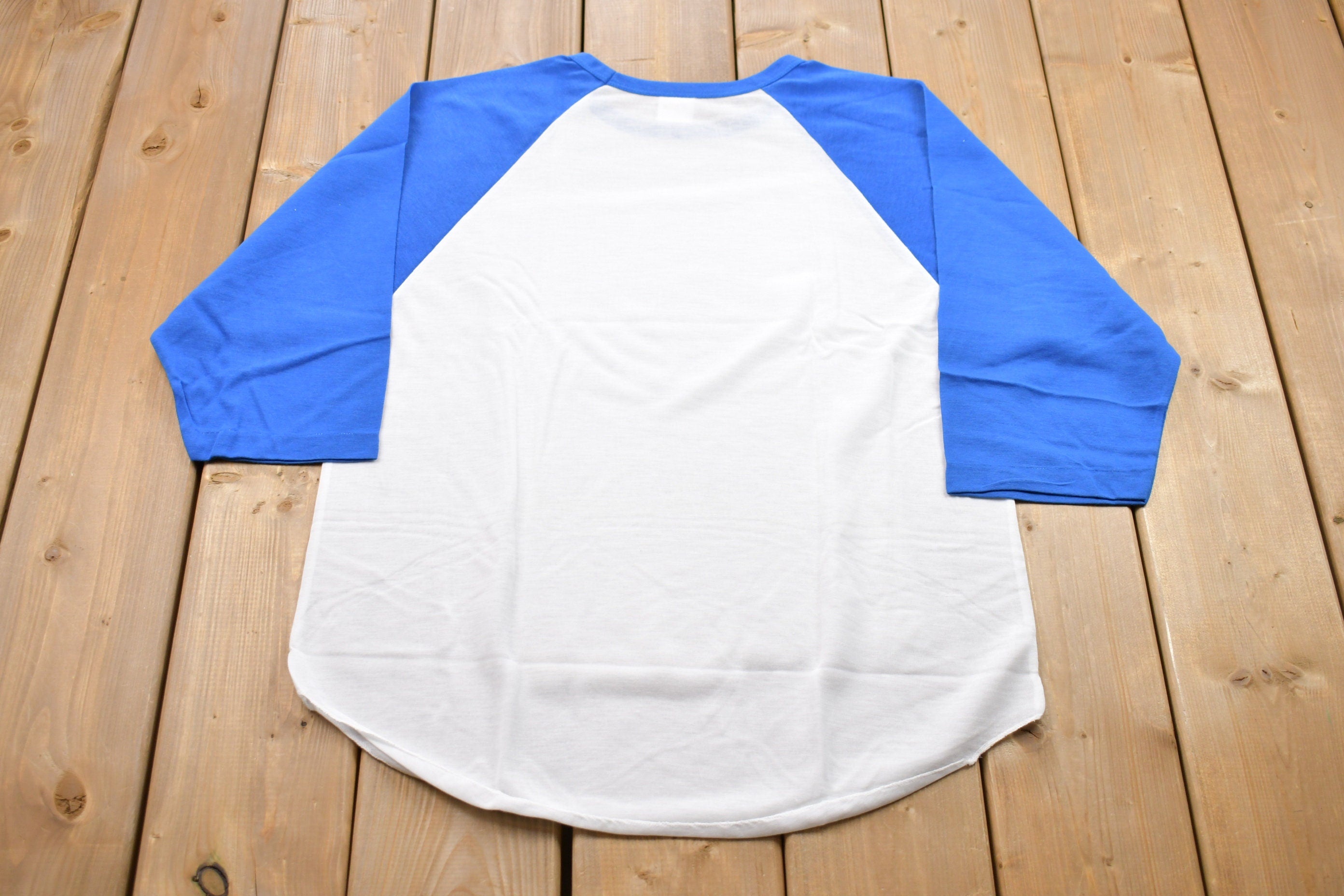 Vintage 1970s Raglan Color Block 3 Quarter Sleeve T-Shirt