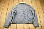 Vintage 1980s Genuine Sears Roebucks Sherpa Lined Jean Jacket / Button Up / Vintage Denim / Vintage Outerwear / Fall Jacket / 1990s Jacket