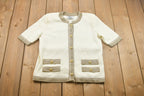 Vintage 1990s Mita Knitted Button Up Cardigan