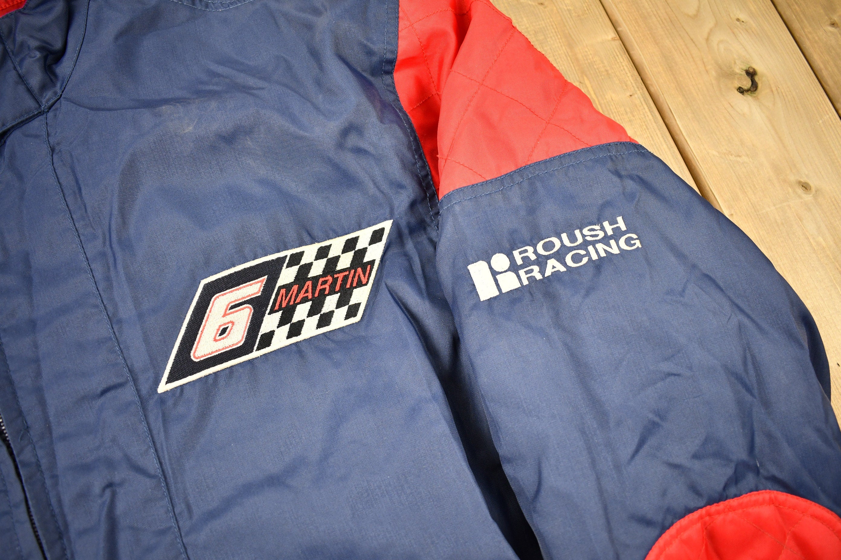 Vintage 1990s Mark Martin Nascar Racking Windbreaker
