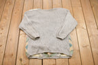 Vintage 1990 Shenanigans Hand Knitted Floral Sweater