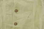 Vintage 1940s Military HBT Olive Drab Button Up Shirt Men's Medium /
