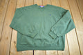 Vintage Y2K Green Champion Small Logo Embroidered Crewneck Sweatshirt - XL