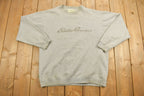 Vintage 1990s Eddie Bauer Crewneck Sweatshirt  90s Crewneck  Streetwear  90s Eddie Bauer  Winter  Casual Sweater