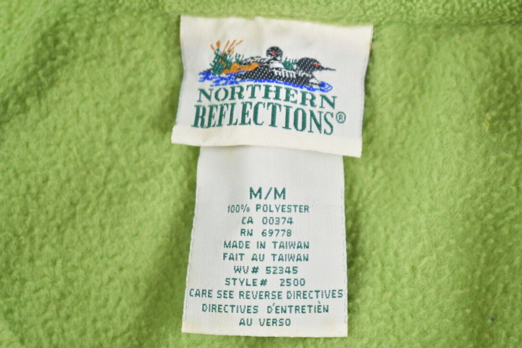 Vintage 1990s Northern Reflections Full Zip Up Fleece Sweater / Outdoorsman / 90s Sweater / Streetwear / Hiking / Fleece Zip up