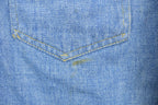 Vintage 1990s Blank Denim Button Up Shirt