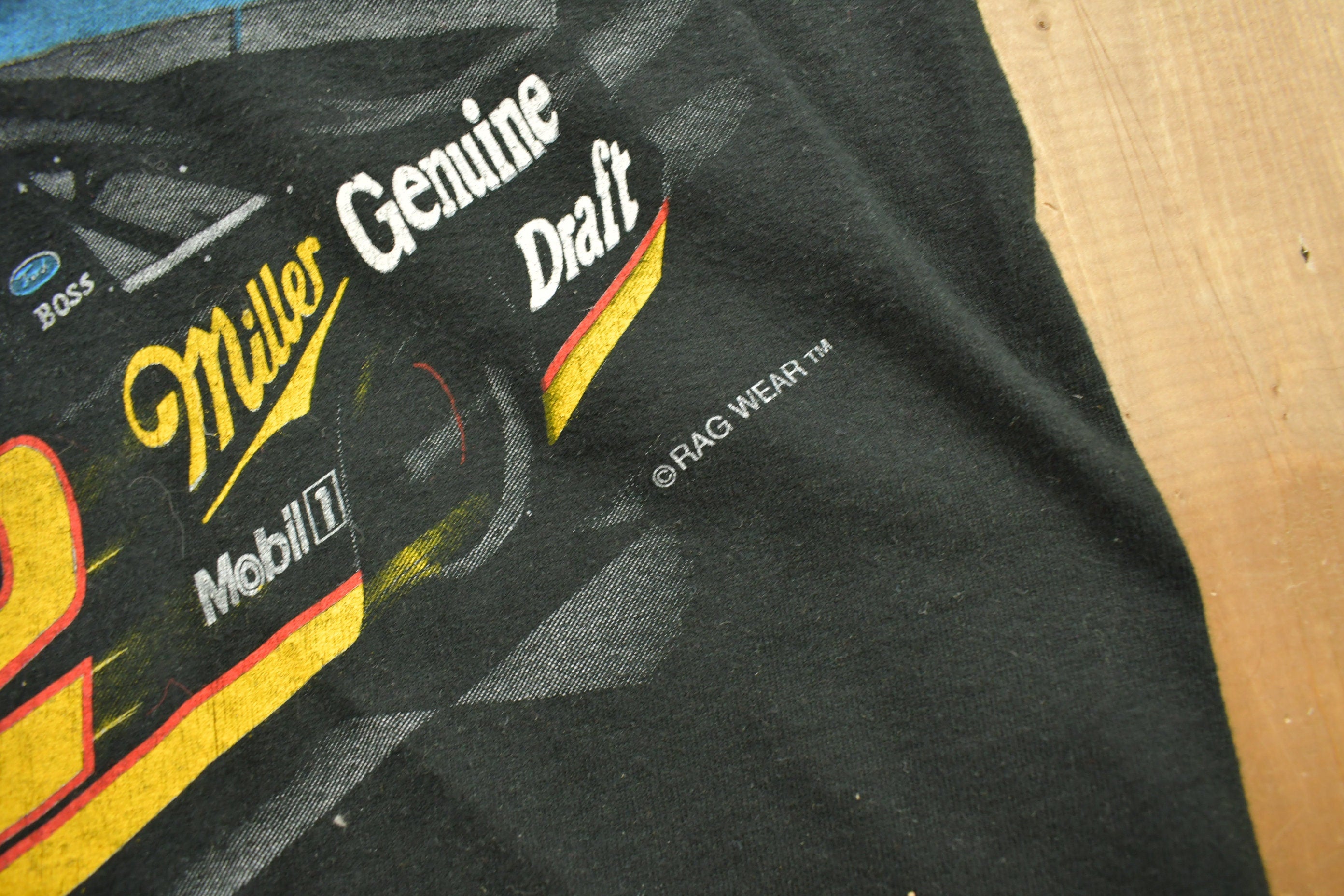 Vintage 1997 Rusty Wallace All Over Print NASCAR T-Shirt