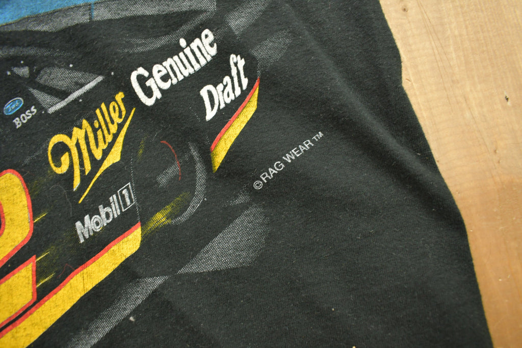 Vintage 1997 Rusty Wallace All Over Print NASCAR T-Shirt