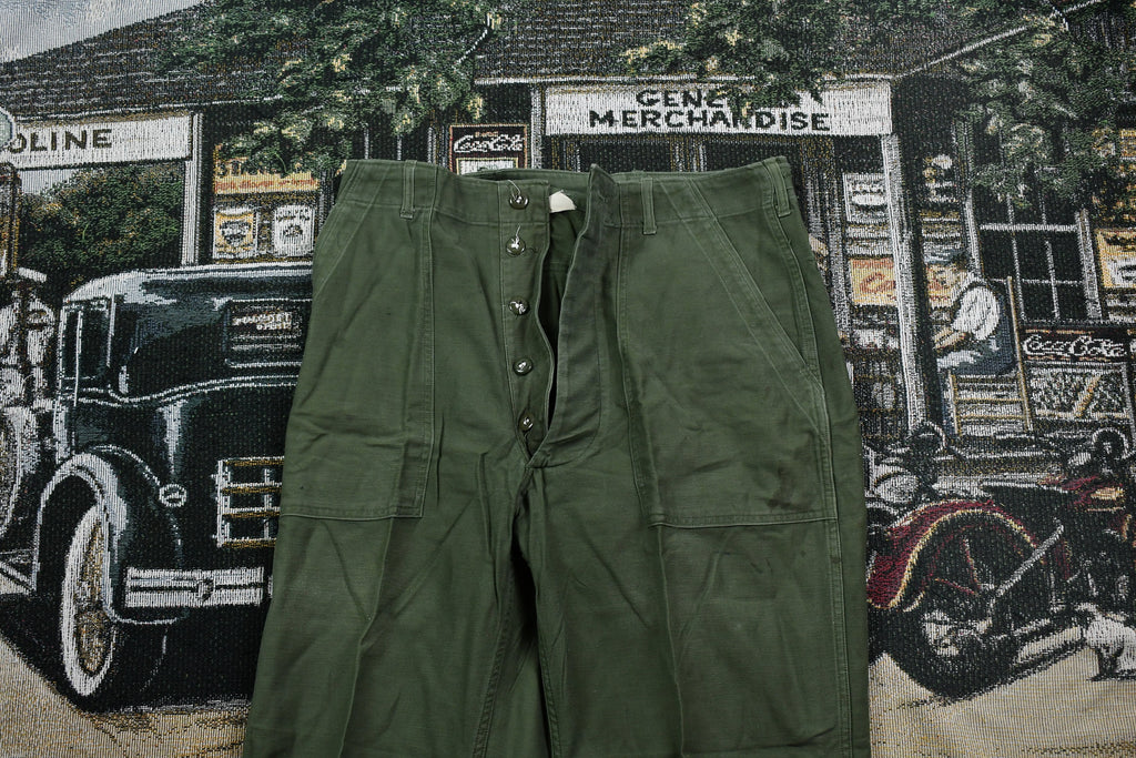 Vintage 1982 OG-107 Military Army Green Pants Size 32 x 31