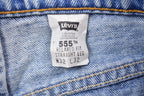 Vintage 1990s Levi's 555 Tab Red Jeans Size 32 x 31