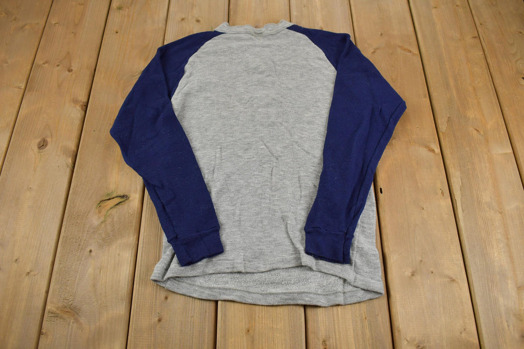 Vintage 1970s Sears Thermal Sweater Made In USA