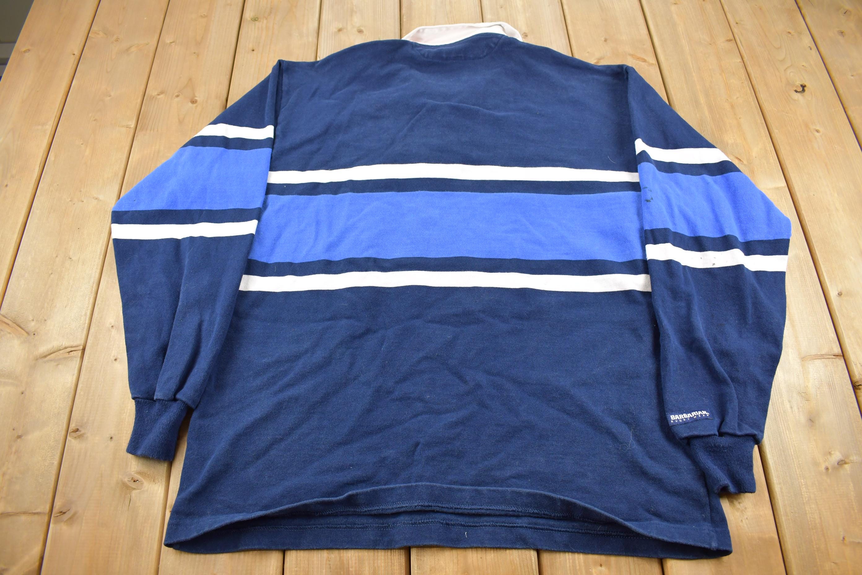Vintage 1990s UGC Collegiate Rugby Sweater Made In Canada