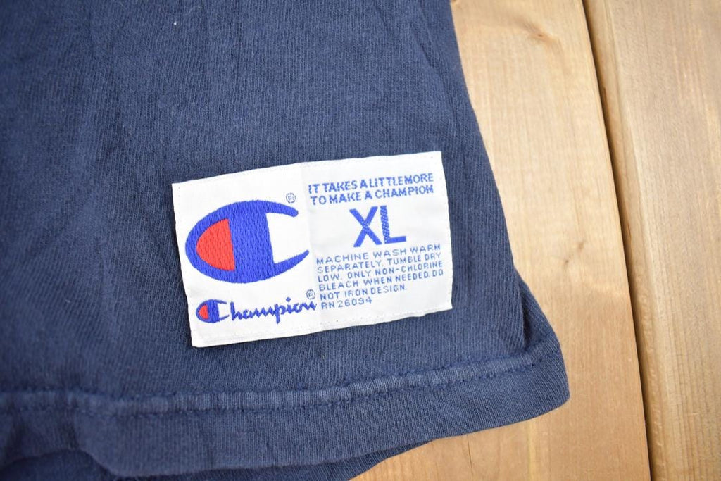 Vintage 1990s Champion North Carolina Basketball University Collegiate Graphic Tank Top Made In USA
