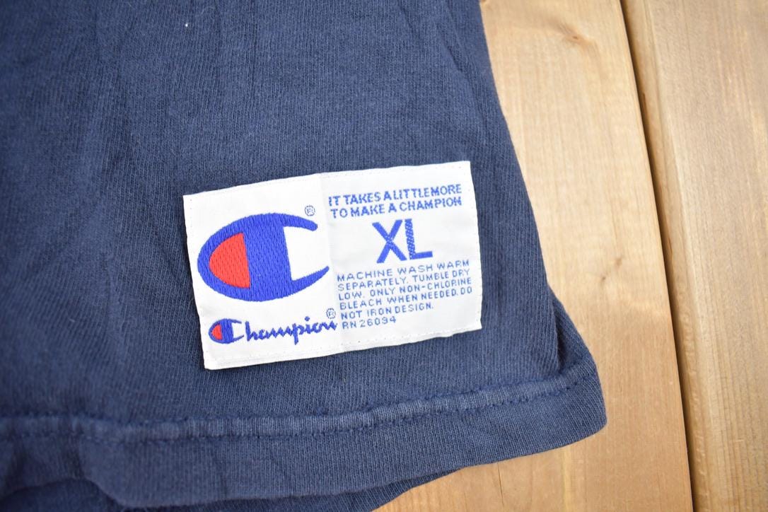 Vintage 1990s Champion North Carolina Basketball University Collegiate Graphic Tank Top Made In USA