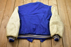 Vintage 1980s Trophy Jackets Leather Varsity Jacket