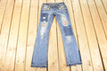 Vintage Deadstock Y2K Grace LA Bedazzled Low Rise Jeans Women's Size 27 x 32