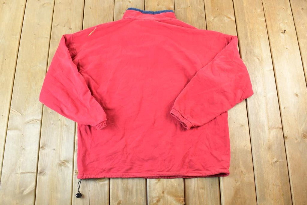 Vintage 1990s Mont Tremblant Quarter Zip Souvenir Crewneck Sweatshirt