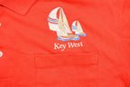 Vintage 1990s Key West Souvenir Collared T Shirt