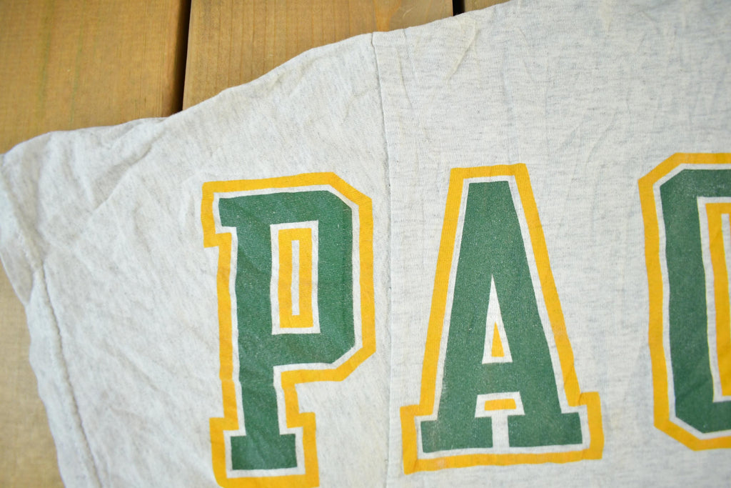 Vintage 1990s Distressed Green Bay Packers NFL Graphic T Shirt Men's XL
