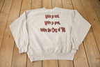Vintage 1998 Northwestern University Class Of 98 Collegiate Crewneck