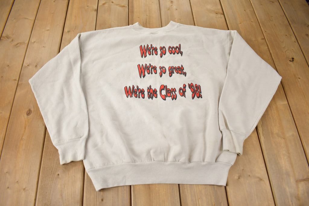 Vintage 1998 Northwestern University Class Of 98 Collegiate Crewneck