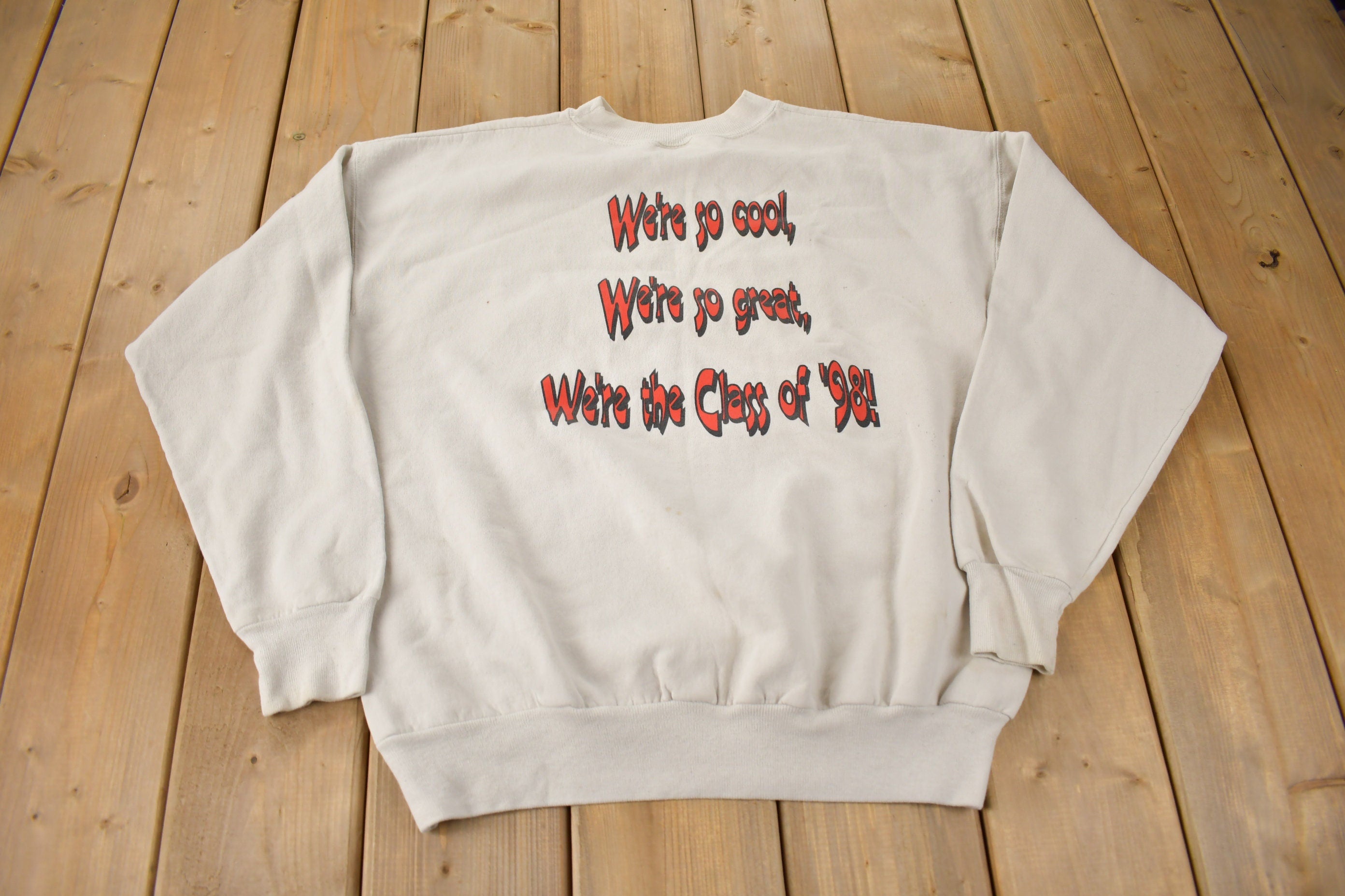 Vintage 1998 Northwestern University Class Of 98 Collegiate Crewneck