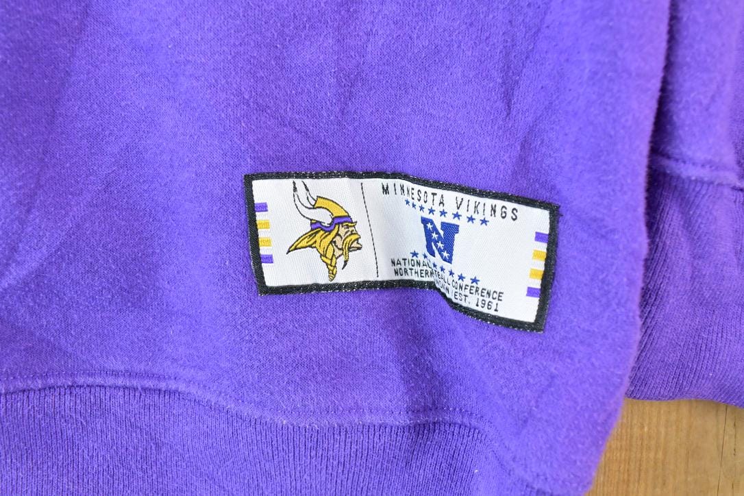 Vintage 1990s Minnesota Vikings NFL Crewneck Sweatshirt