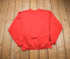Vintage 1990s Red Mason City Golf Crewneck Sweatshirt