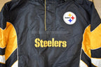 Vintage Y2k NFL Pittsburg Steelers Embroidered Removable Hooded Jacket
