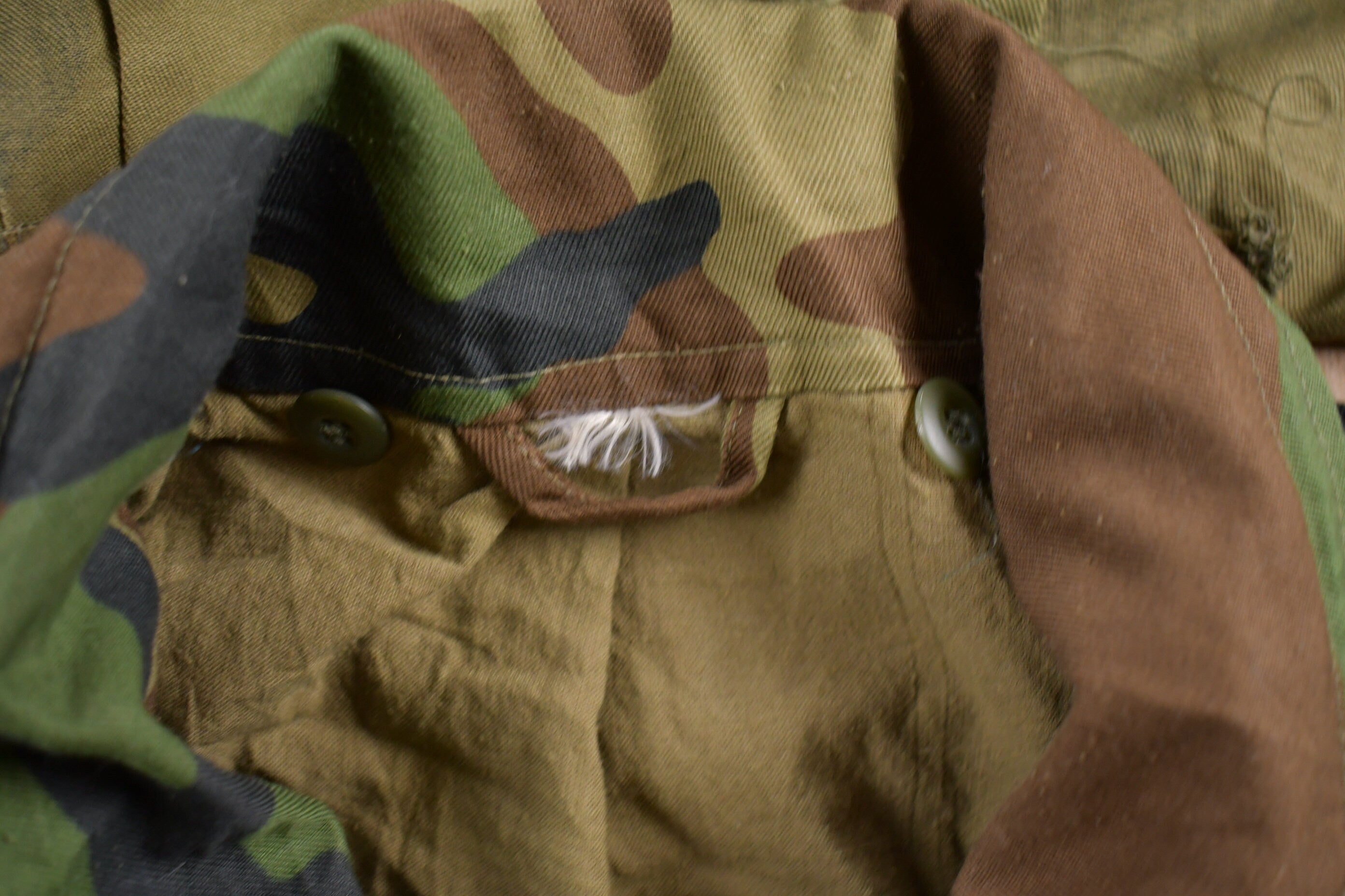 Vintage 1990s Military Camo Jacket