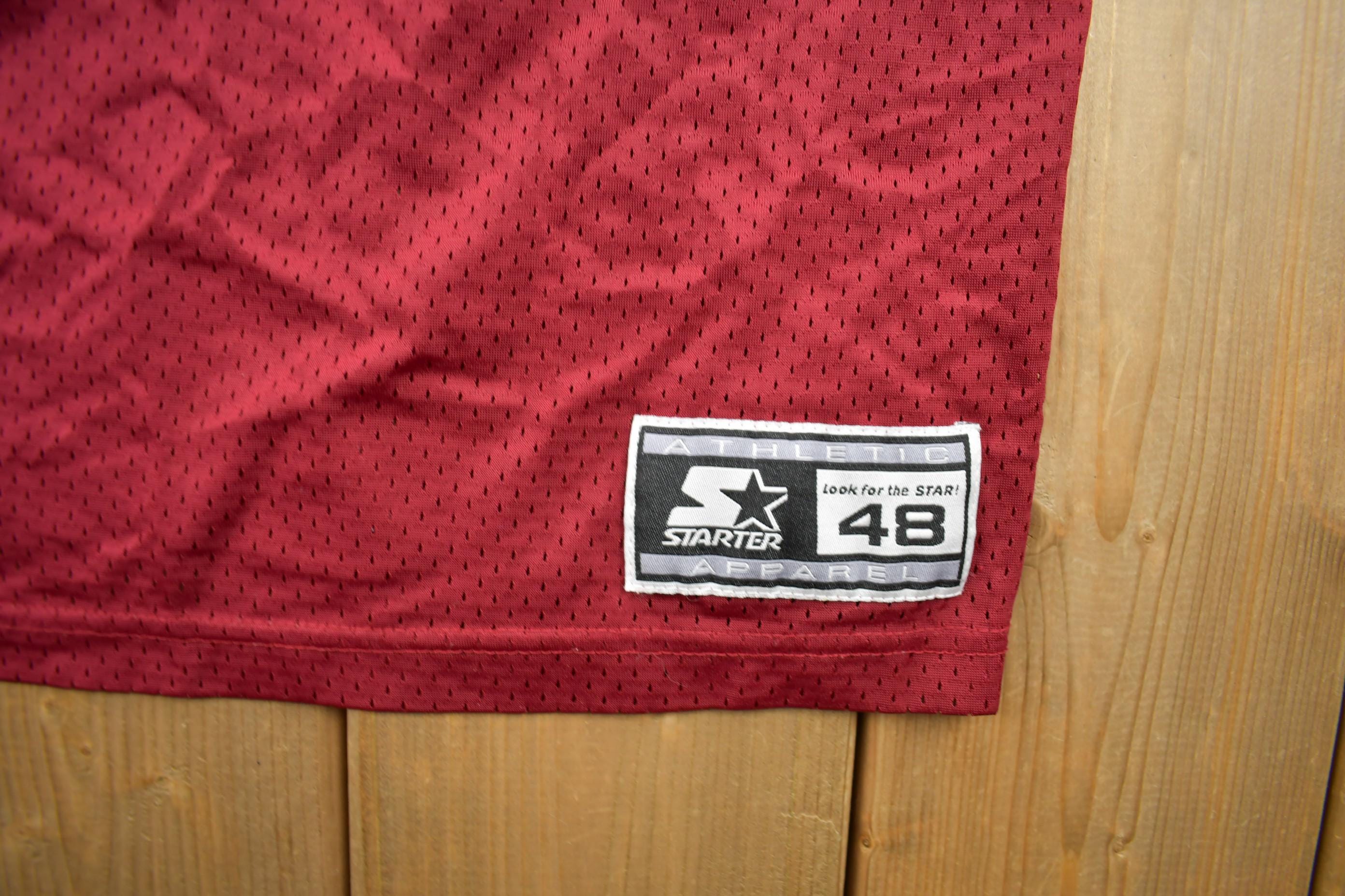 Vintage 1990s Starter Blank Football Jersey Size 48