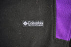 Vintage 1990s Purple And Black Columbia Fleece Sweater