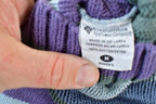 Vintage 1990s Columbia Knit Striped Turtleneck Sweater