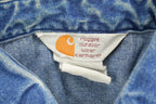 Vintage 1980s Carhartt Pearl Snap Denim Shirt