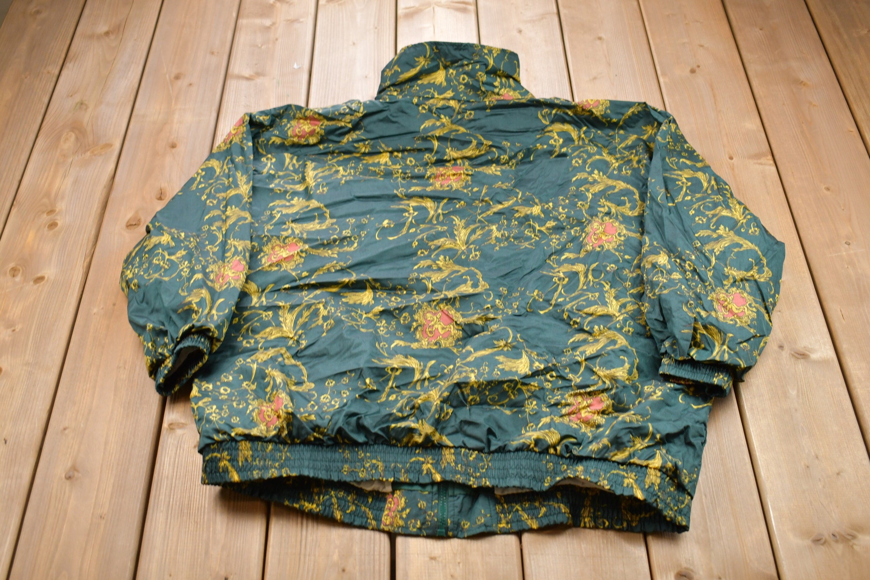 Vintage 1980s Roamans All Over Print Windbreaker Jacket