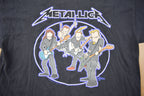 Vintage 2000 Metallica Cartoon Graphic T-shirt