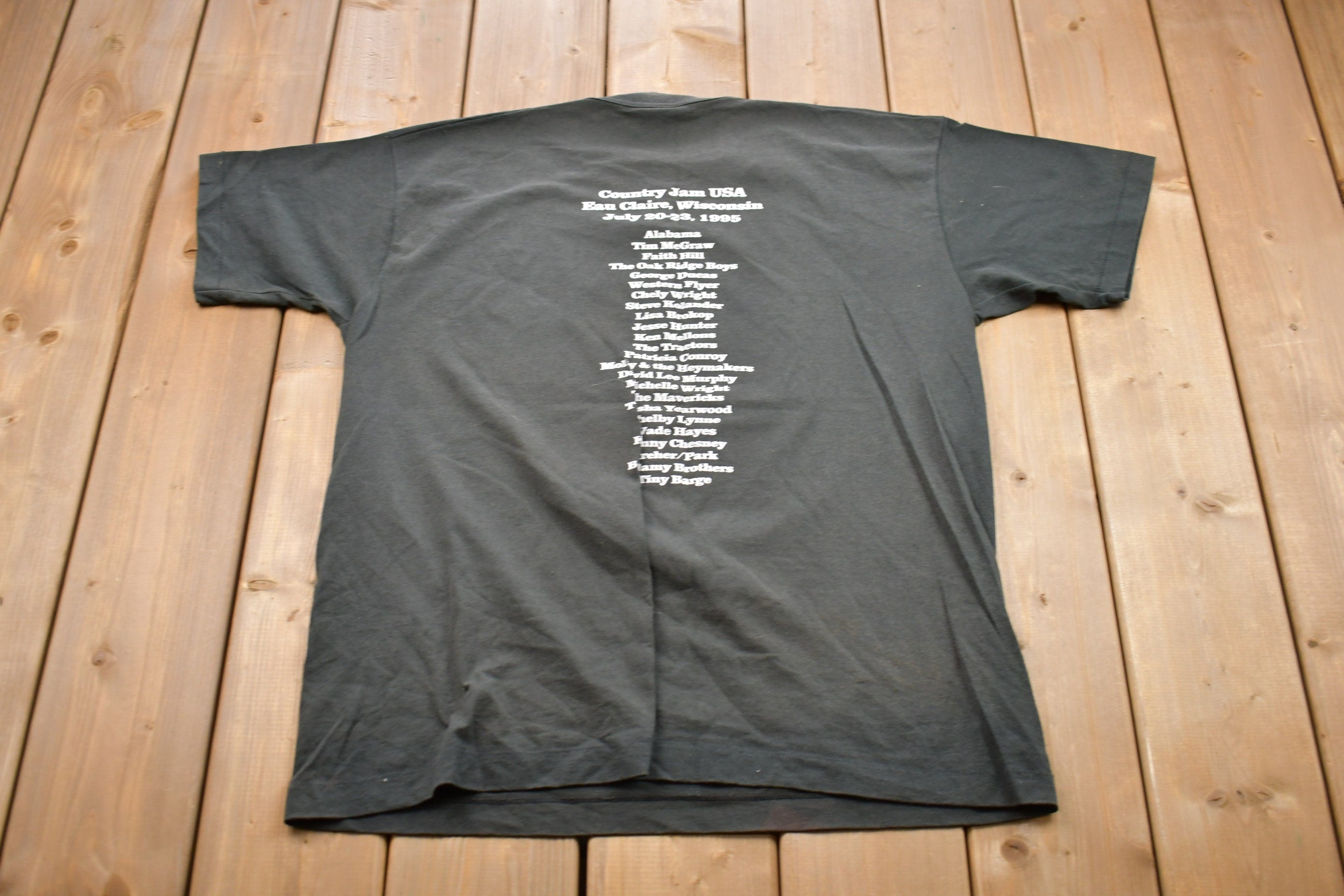 Vintage 1995 Country Jam USA Graphic T-Shirt
