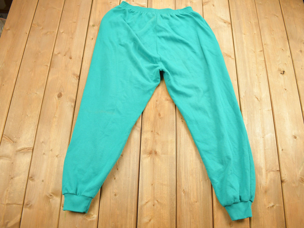Vintage 1990s Active Attitudes Green Sweat Pants