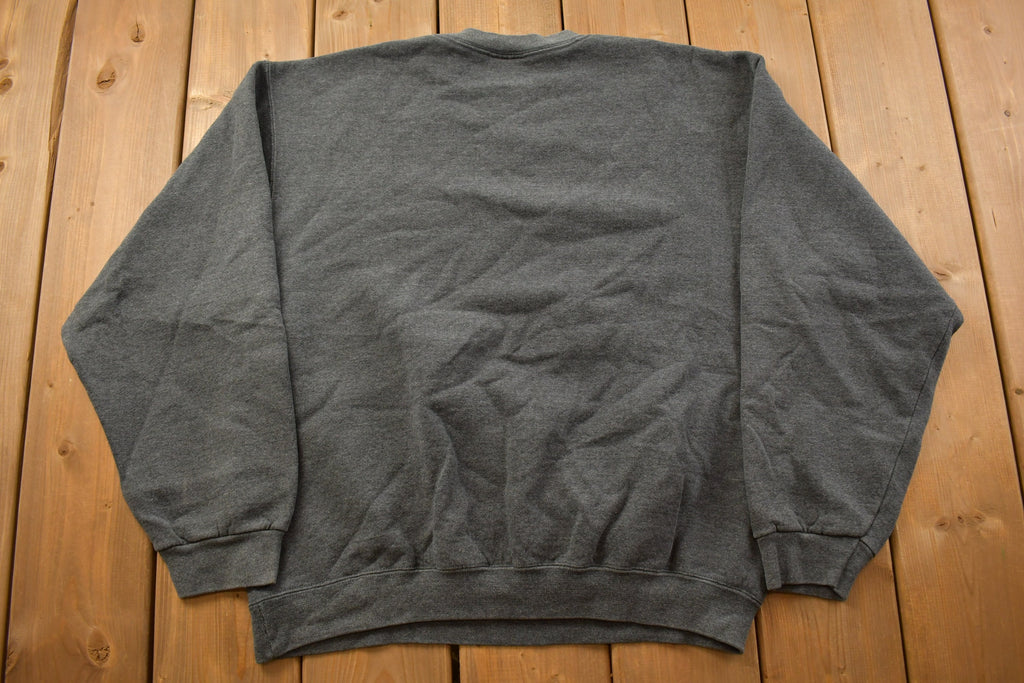 Vintage 1990s Pluma Grey Blank Crewneck Sweatshirt