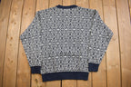 Vintage 1980s Stone Haven Knitted Crewneck Sweater