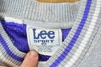 Vintage 1990s Minnesota Vikings Lee Sport Jersey Patch NFL Crewneck Sweatshirt
