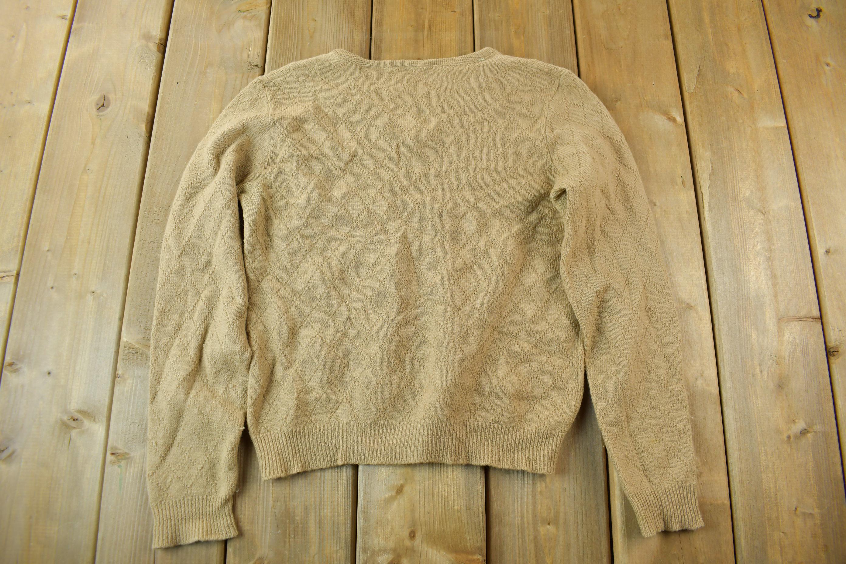 Vintage 1980s Pendleton V-Neck Sweater