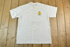 Vintage 1990s Bill Engvall's Here's Your Sign Fishing Funny Single Stitch T-Shirt / 90s Vintage Fishing Souvenir Tee / Rare Tee / USA