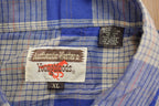 Vintage 1990s Pearl Snap Plaid Flannel Button Up Shirt