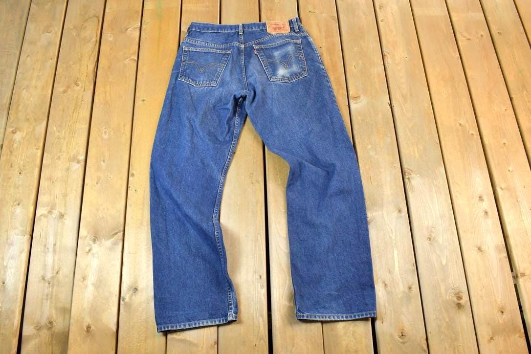 Vintage 1990s Levi Strauss Red Tab Denim Jeans Size 32 x 31