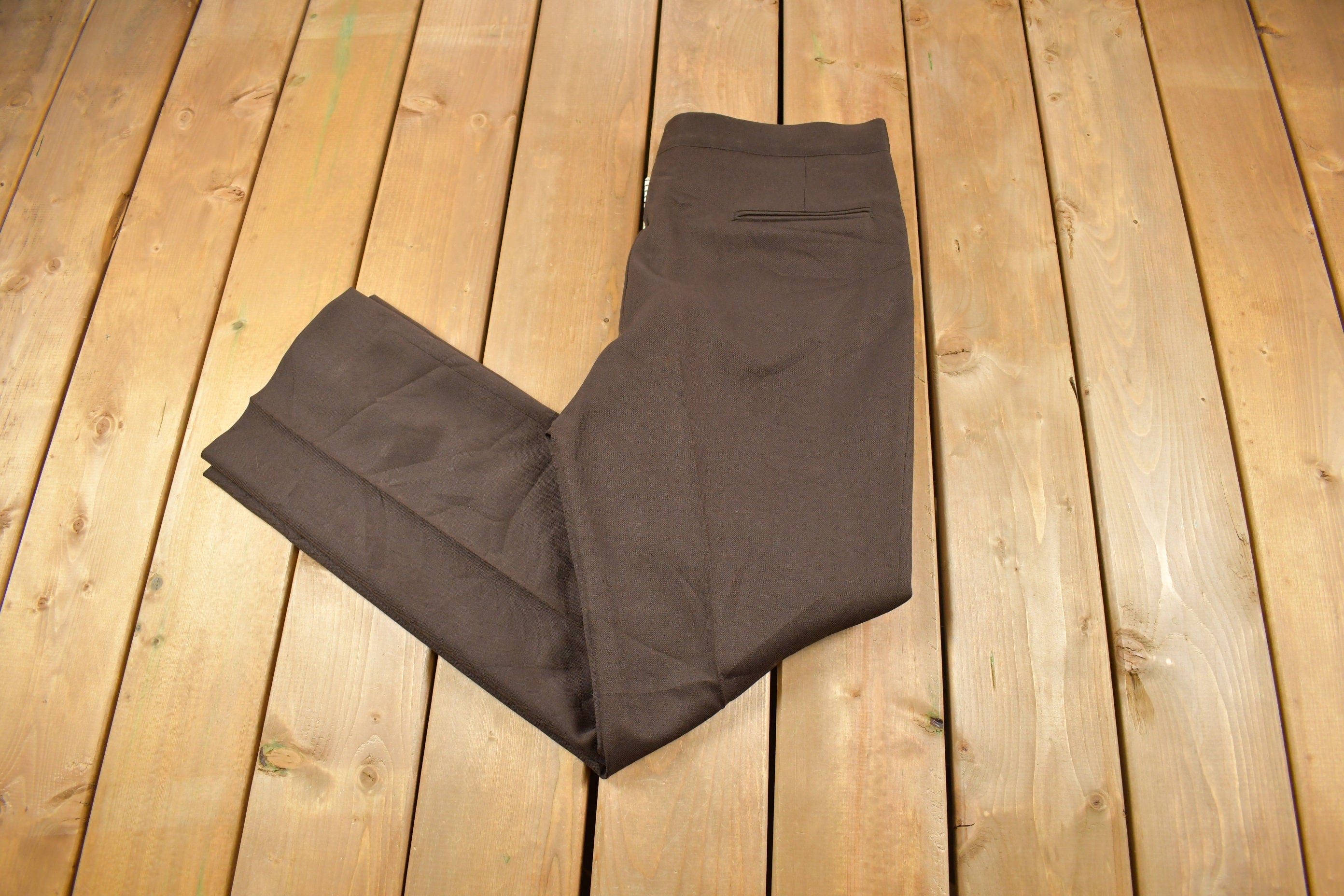 Vintage 1950s Sans A Belt Jaymar Slacks Size 36 x 31