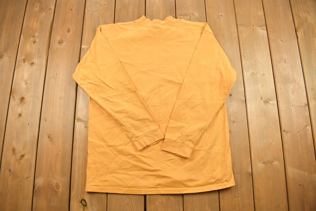 Vintage 1990s Nike Embroidered Mini Swoosh Mockneck Sweatshirt