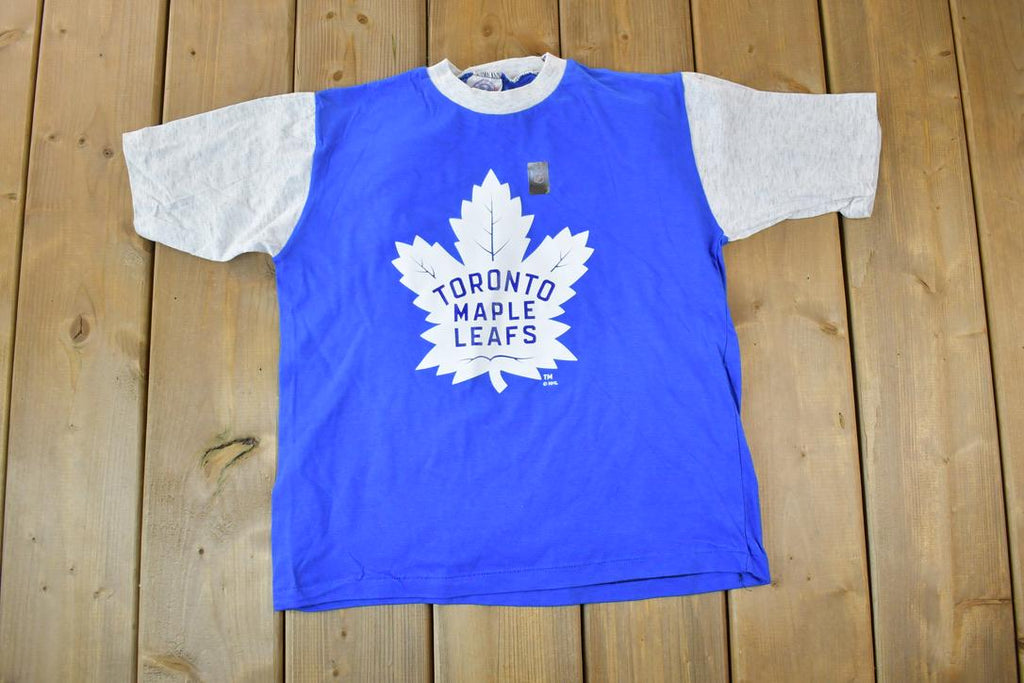 Vintage 1990's Toronto Maple Leafs T-Shirt  Vintage Hockey  NHL  90s Streetwear  Athleisure  Sportswear
